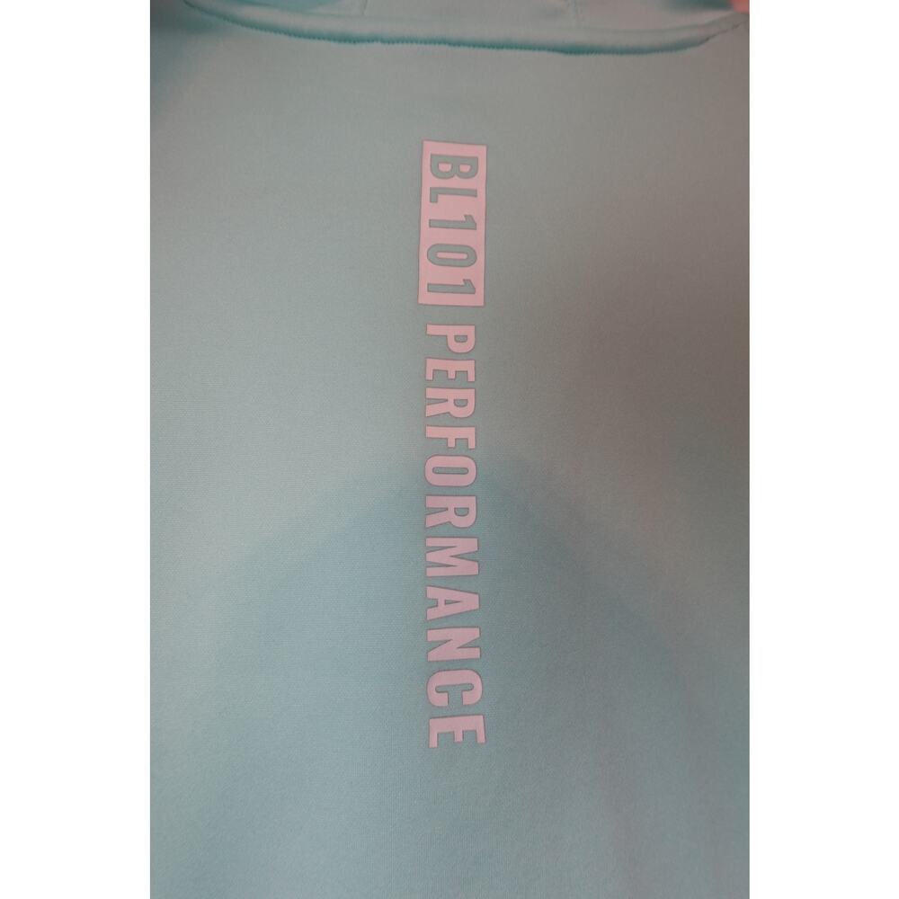 Baseball Lifestyle 101 BSBL-SZN Youth Hoodie - Mint/White - Picture 5 of 8